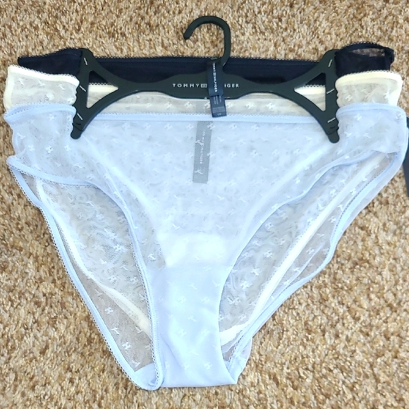 Tommy Hilfiger Mesh Bikini Panties Set - Picture 1 of 4